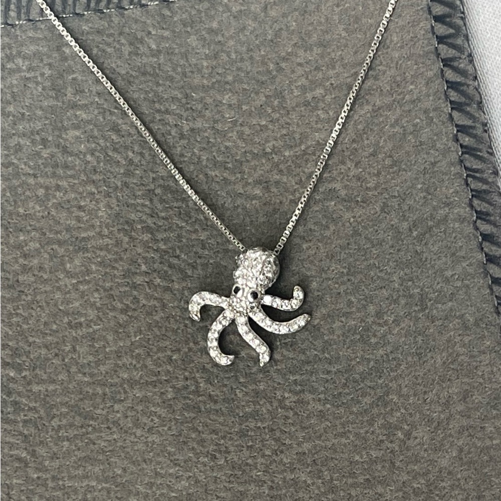 Italian Silver Necklace - Picture 6 of 7